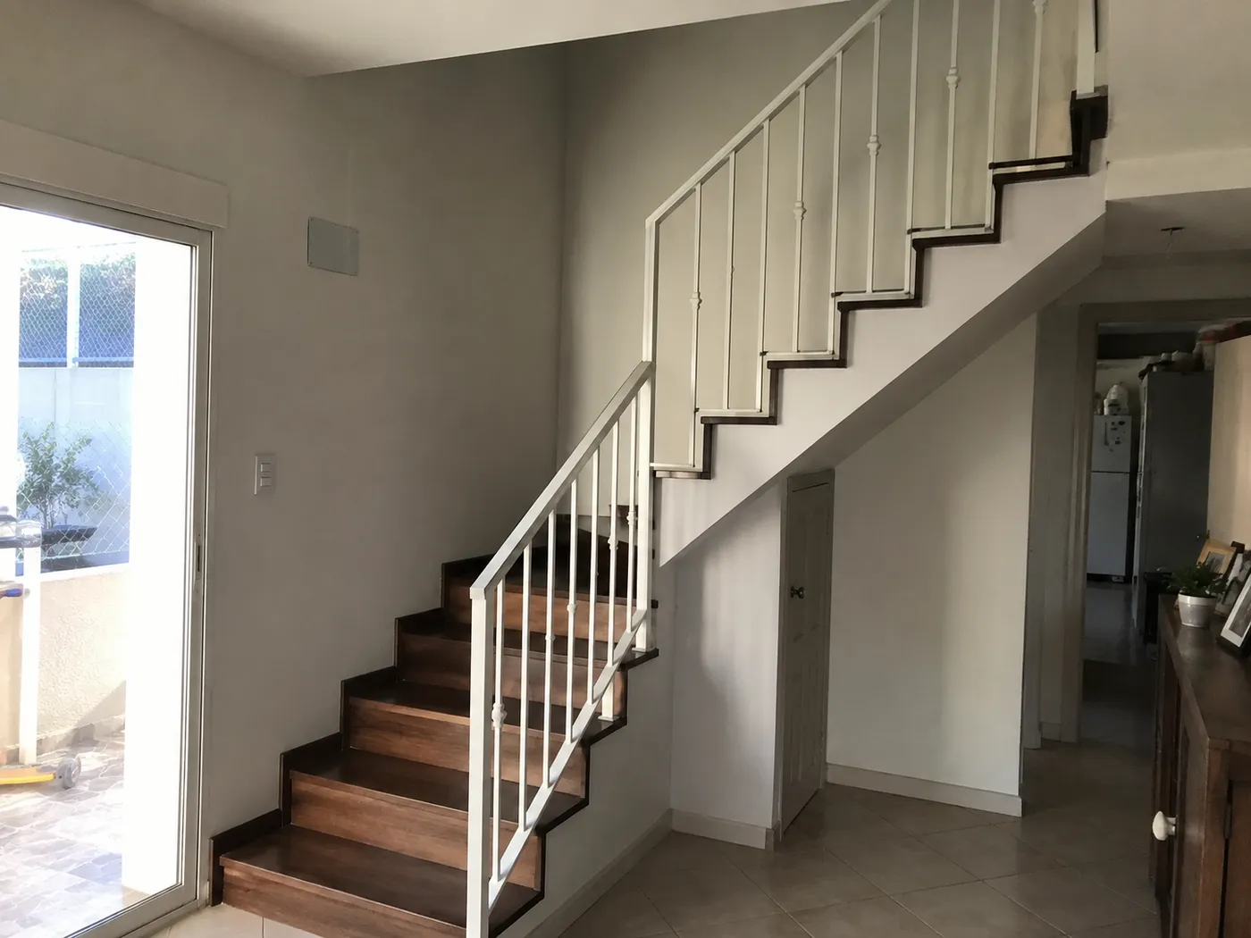 Baranda interior de escalera — trabajo de herrería de Hierro Fach
